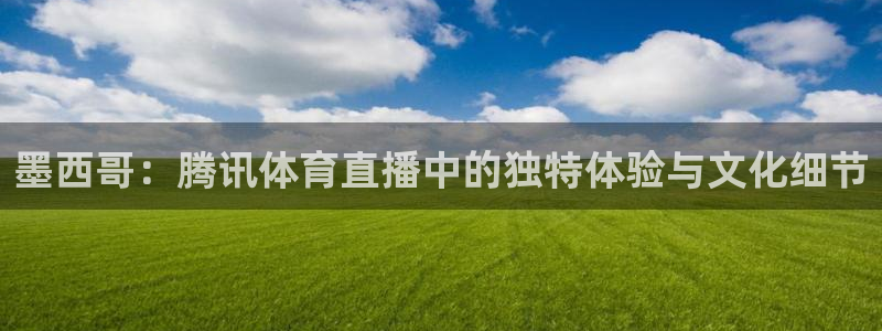乐球直播雨燕免费高清观看：墨西哥：腾讯体育直播中的独特体验与文化细节